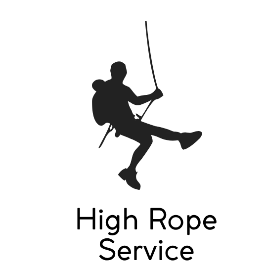 Ikon High Rope Service (Pekerjaan Ketinggian)